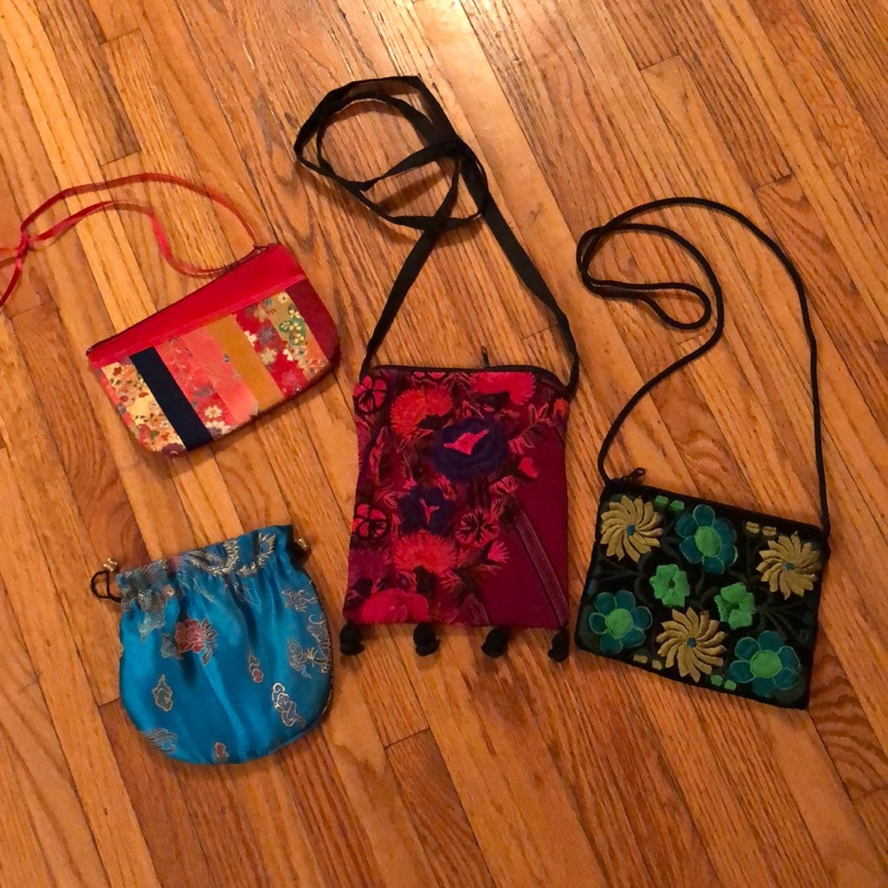 Set of FOUR purses